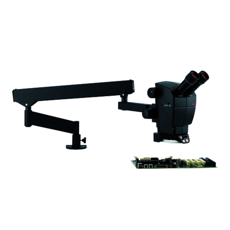 Leica A60F Stereo Microscope with Adjustable FlexArm Stand