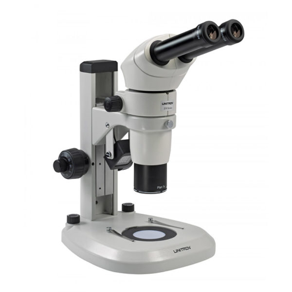 Unitron Z10 Binocular Zoom Stereo Microscope on E-LED Stand