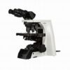white microscope with black top