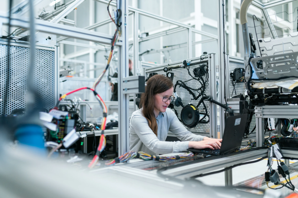 Industrial Stereo Microscopes in a lab setting